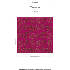 Élitis - Canevas - L'envie en rose LY 763 54