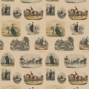 The Royal Collection - Royal Promenade - Panel - PRC670/01 Linen